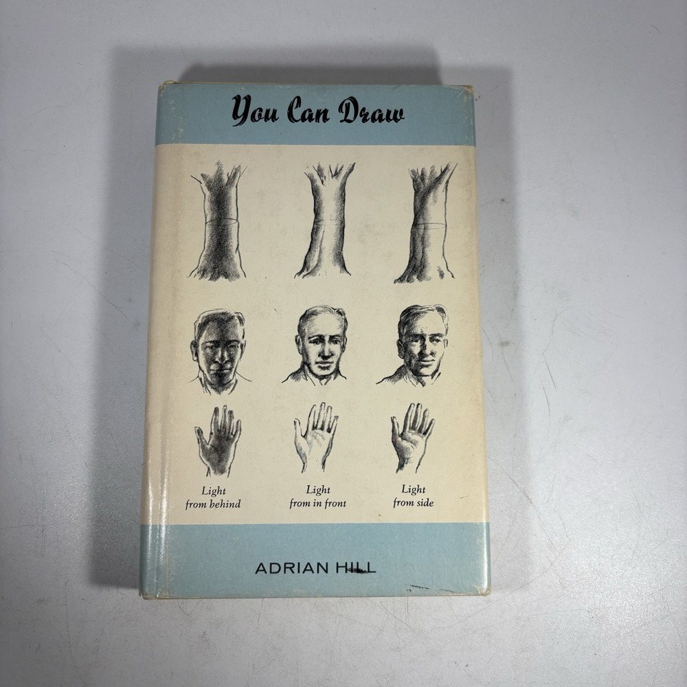 You Can Draw by  Adrian Hill 1966 Hart Publishing First American Print Hardcover